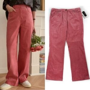 New Tribal Stretch 'Favorite' Pink Quartz Straight Leg Corduroy Pants Women's 14